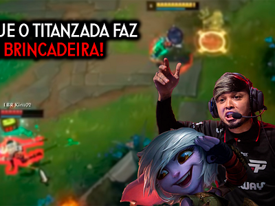 THUMBNAIL "TITAN DANDO AULA NA MIDLANE"