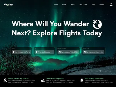 Hero section for a flight search engine (#Day8) 30daysofwebdesign branding design flightsearch minimalist minimalistdesign online booking ui userfriendly web design webdesigner