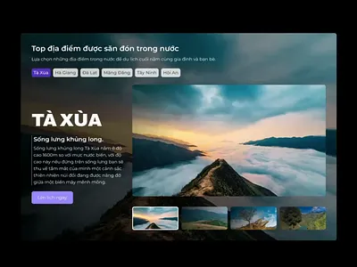 Travel Carousel UI ✨ carousel ui