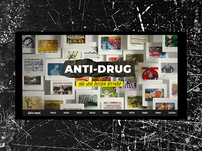Anti-Drug History | Interactive A/V Site animation graphic design motion graphics ui user experience ux