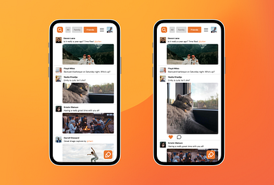 Connect - Social Media UI/UX Design app graphic design mobile social social media ui ux ux design