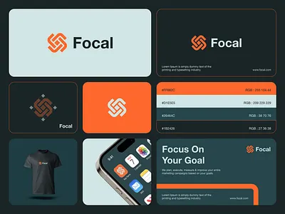 Focal - Logo Design Concept brand identity branding checkmark concept connect creative design designer portfolio focus goal inovative letter f line logo logo designer modern simple tech unique web3