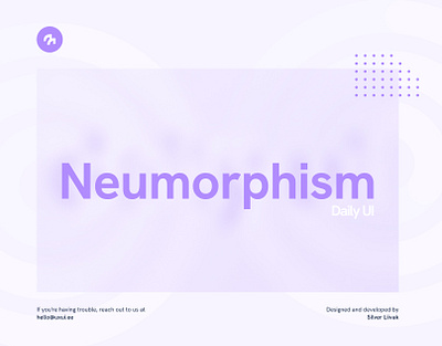 DailyUI - Neumorphism [Free download] app branding design figma free download freebie graphic design logo typography ui ux website