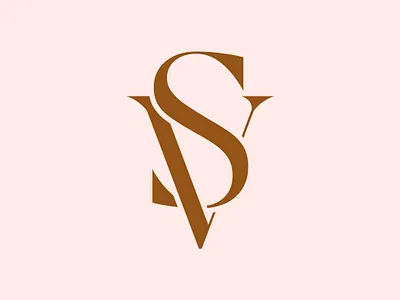SV clothing brand monogram logo brand identity brand logo branding business logo graphic design letter logo logo minimalist logo monogram logo sv clothing brand logo sv letter logo vs monogram logo