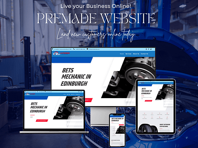 Auto Repair Shop Business WordPress Website Design Template