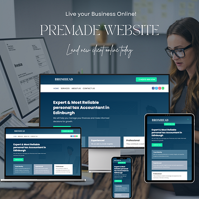 Accountant Business WordPress Website Design Template business website design web design website design website template website theme