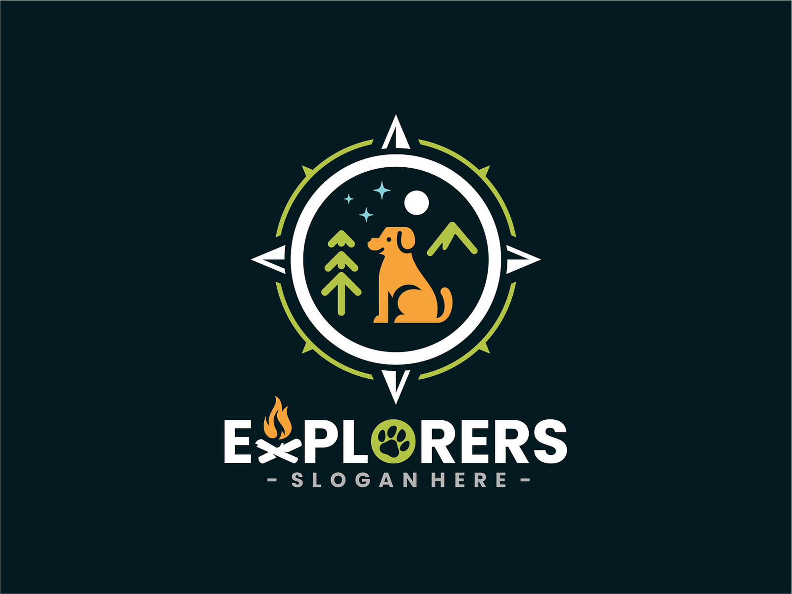 Dog Explorers Logo 03 by Artvies on Dribbble