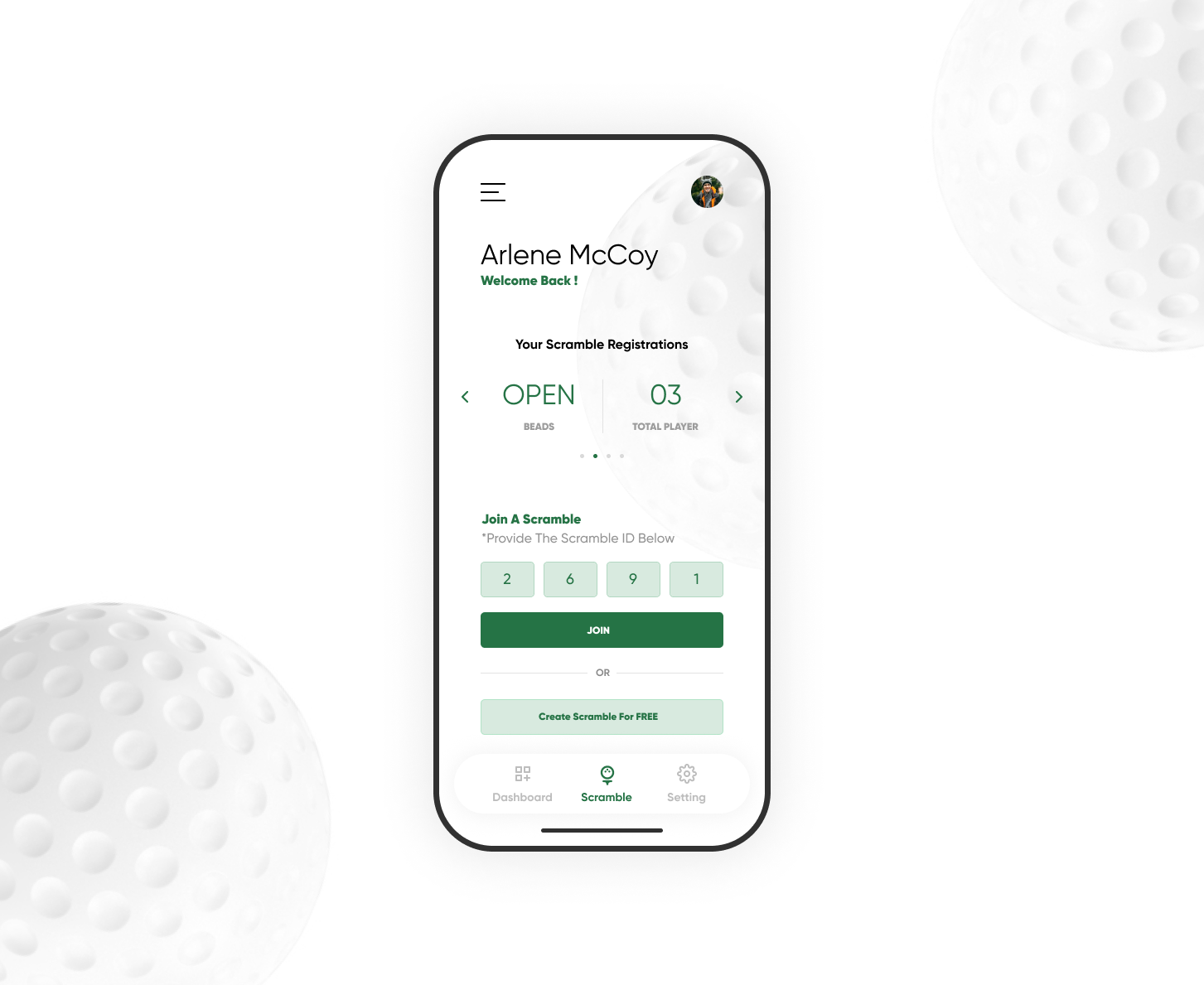Golf App design app app design golf redesign ui design uiux
