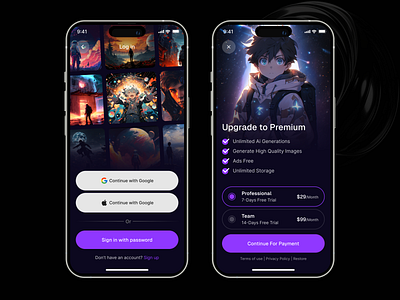 ARTIFY | Image Generator Ai Mobile App Design ai app ai app design app design app designer app ui designer design design uiux figma app design figma design image generate app image generate services image generator mobile app design oripio ui ux designer website design