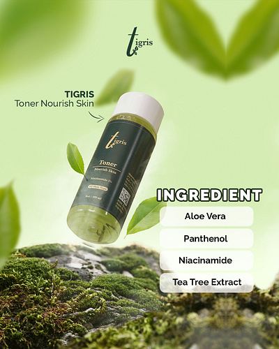 Tigris Ingredient Product ( Mock up Design ) graphic design
