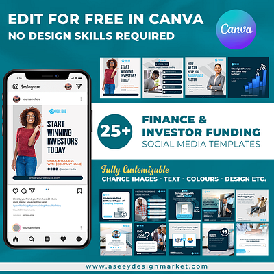 Finance and Investor Funding Social Media Flyer Templates canvabundle canvatemplates digitalmarketing finance financeflyer financeposter flyer flyerbundle flyerdownload flyertemplate funding fundingflyer graphicdesigner instagramflyers investor investorflyer investorfunding pitchdeck socialmediaflyer socialmediaposter