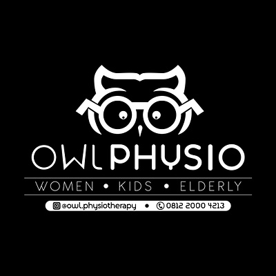 Owl Physio Logo branding logo