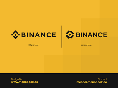 Logo binance bitcoin brand identity branding logo logo design logo designer visual identity