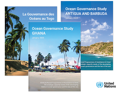 United Nations Ocean Governance Study Reports adobe indesign data visualization graphic design infographic infographic design information design presentation design publication design report design