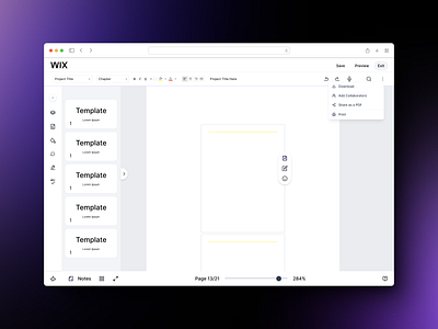 Online Slide Editor's Dashboard Design clean design collaborative editing dashboard dashboard design presentation tool productivity tool slide management ui uiux uiux design user interface ux