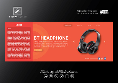 Product In Web Page branding design graphic design illustration logo motion graphics pro typogaphy ui ux vector