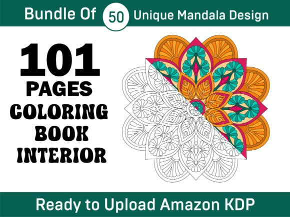 101 Pages Mandala KDP Interior Vol-8