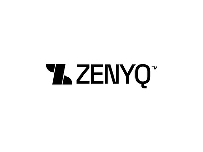 ZENYQ™ - Clothing Brand abstract ai brand cloth clothing design fashion icon letter logo logo design logos modern monochrome monogram outfits t shirt wordmark