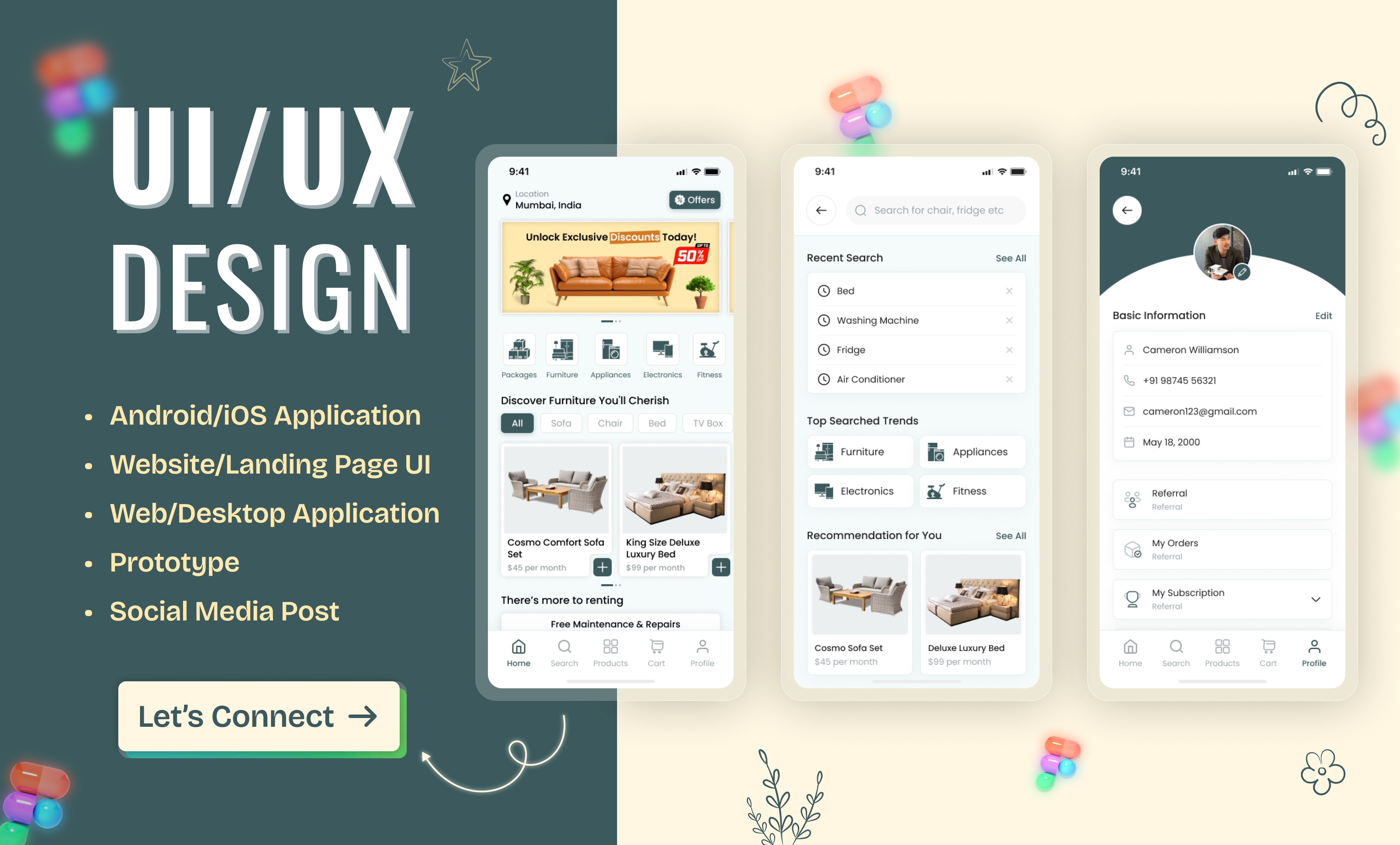 Example of Creative App UI UX Design In Figma