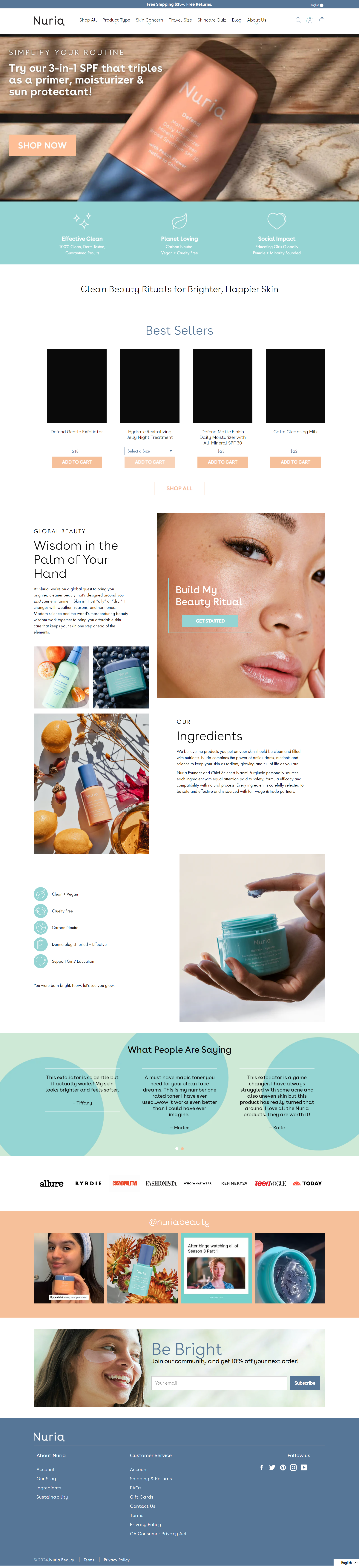 Nuria shop website artist custom website design elementor pro landing page pro plugin responsive website shop website web design web development wordpress wordpress website