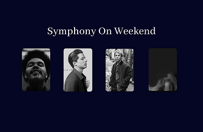 Symphony On Weekend afterhours animation anotherlove figma illustration music playlist wecantberfriends wedonttalkanymore