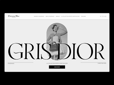 Christian Dior animation design ui ux web