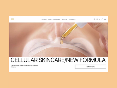 Cellcosmet | E-commerce redesign animation design ui ux web