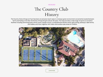 The Country Club - Web Design branding club design design graphic design landing page logo sports ui ux web web design