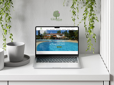 The Country Club - Web Design branding club design design graphic design landing page logo sports ui ux web web design