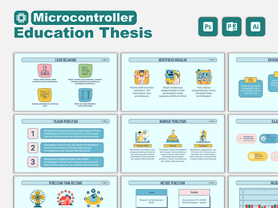 Microcontroller Thesis - Presentation Design design education presentation microcontroller powerpoint powerpoint design ppt presentation presentation design thesis presentation