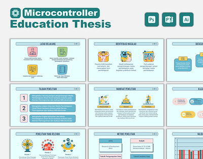 Microcontroller Thesis - Presentation Design design education presentation microcontroller powerpoint powerpoint design ppt presentation presentation design thesis presentation