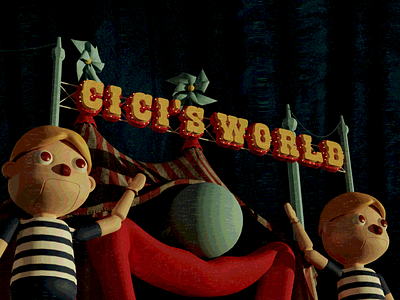 Cici's World - Horror Game 3d branding graphic design ui