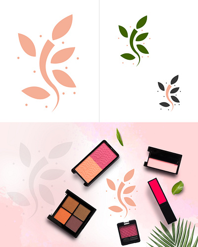 Nature Beauty beauty branding care design girls graphic design icon idea inspire logo logo design logos makeup nature new tips vector