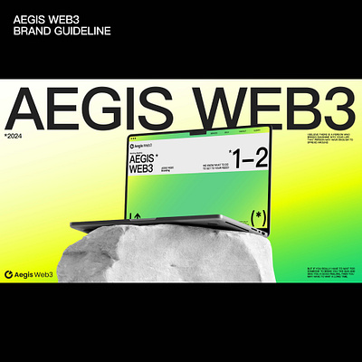 Aegis-web3 Brand Design branding design graphic design logo typography
