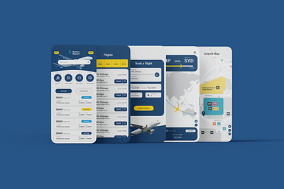 AIRPORT APP DESIGN adobe xd airport app app figma flight app graphic design ios mobile app ui uiux user interface ux