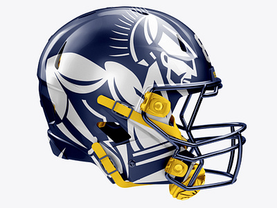 Free Download PSD American Football Helmet Mockup - Right View free mockup template mockup designs