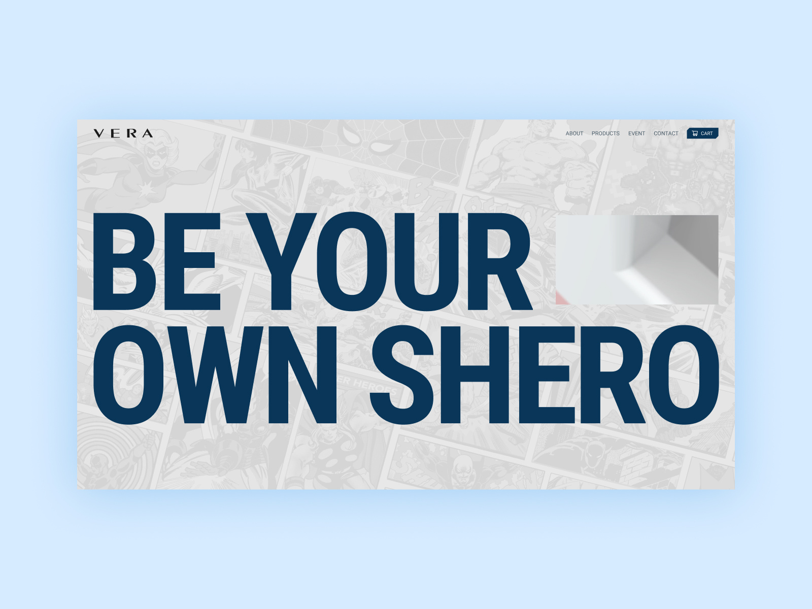 VERA Collab Marvel concept animation concept fashon design motion graphics ui web