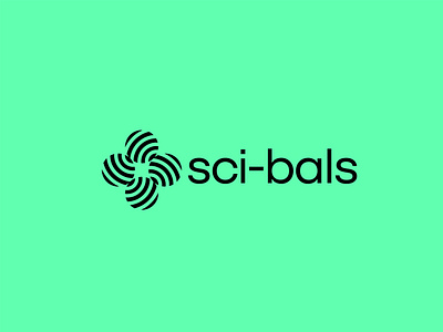SCI-BALS ai brand identity branding design graphic design icon logo logo design minimal sci fi science scientific tech technology