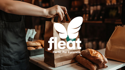 Fleat Brand Design branding design graphic design label logo stic typography