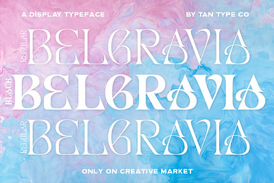 TAN - BELGRAVIA display type magazine font modern font bundle quirky font serif font serif typeface