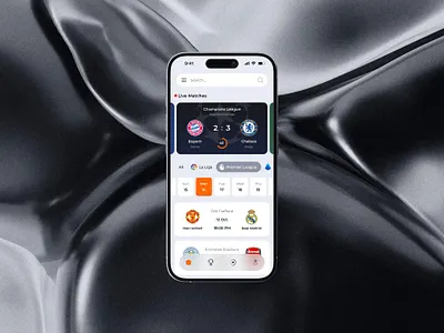 Goalz football ios app product design ui design uiux ux design