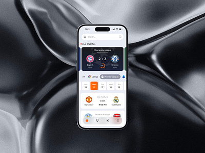 Goalz football ios app product design ui design uiux ux design