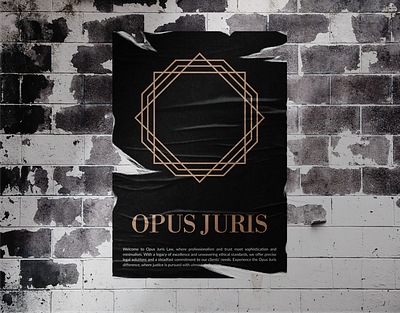 Opus Juris Law - Branding branding design graphic design law logo