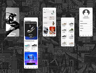HAVE A LITTLE LOOK AT MY NEW UI MOBILE DESIGN OF NIKE branding ui