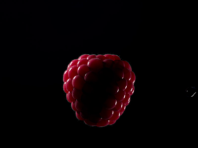 Raspberry water splash 3d flipfluids fluids houdini maxon microshot mograph motion graphics raspberry redshift render sidefx houdini splash