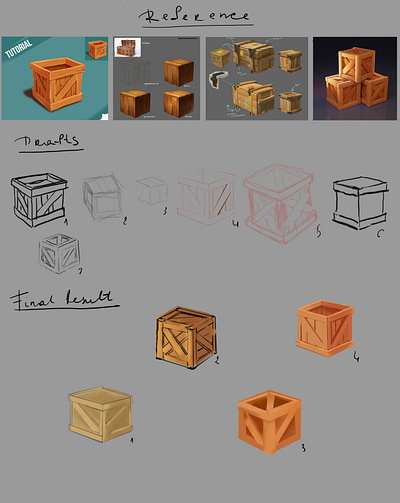 First try of box for game dev app game illustration