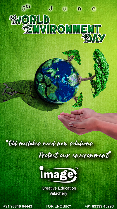World Environment Day Special graphic design photoshop