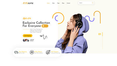 AYONXN 3d animation ecommerce figma graphic design logo motion graphics ui uiux web design