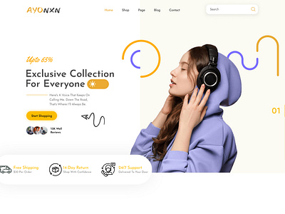 AYONXN 3d animation ecommerce figma graphic design logo motion graphics ui uiux web design