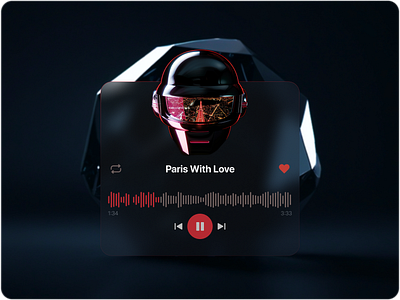 Music Player 🎧 creativechallenge designchallenge designcommunity digitaldesign dribbblecommunity musicapp musicplayer ui ux